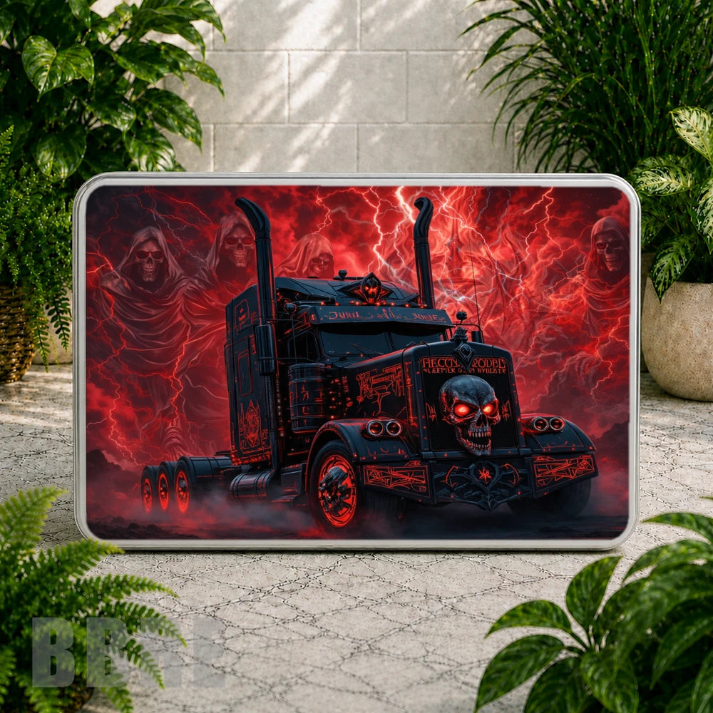 Haunted Truck Coaster Sublimation Wrap