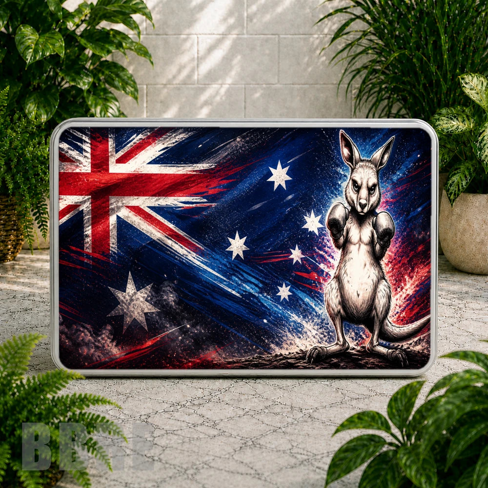 Kangaroo Flag Coaster Sublimation Wrap
