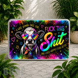 Colorful Cow Coaster Sublimation Wrap