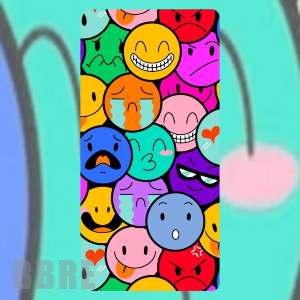 Smiley Faces Faded Image