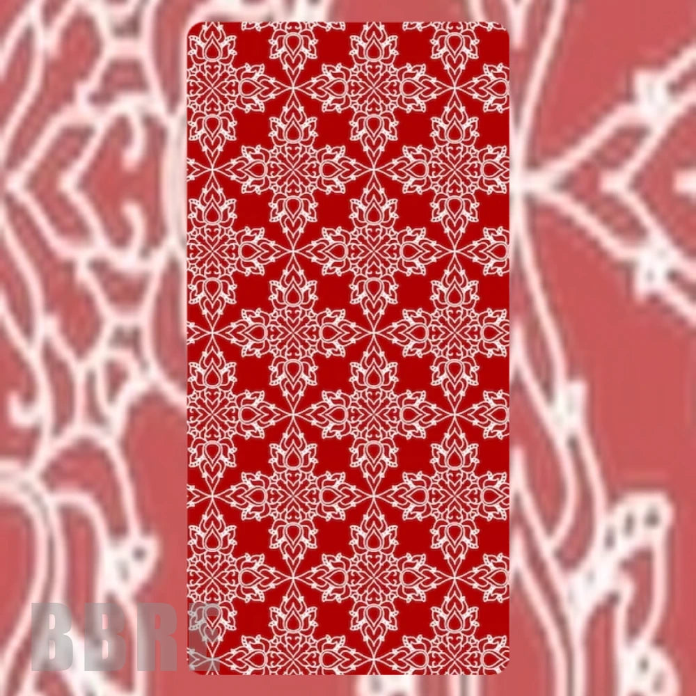 Red Floral Faded Image