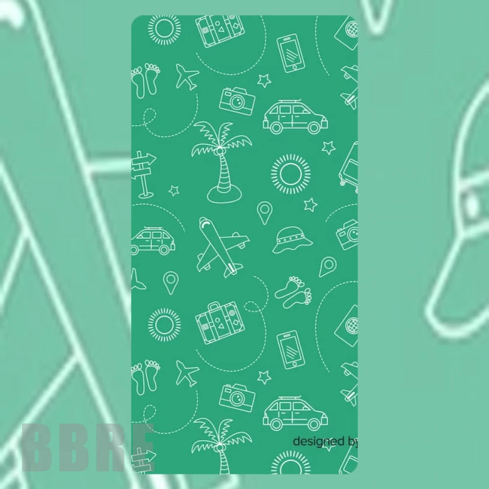 Travel Icons Faded Image
