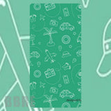 Travel Icons Faded Image