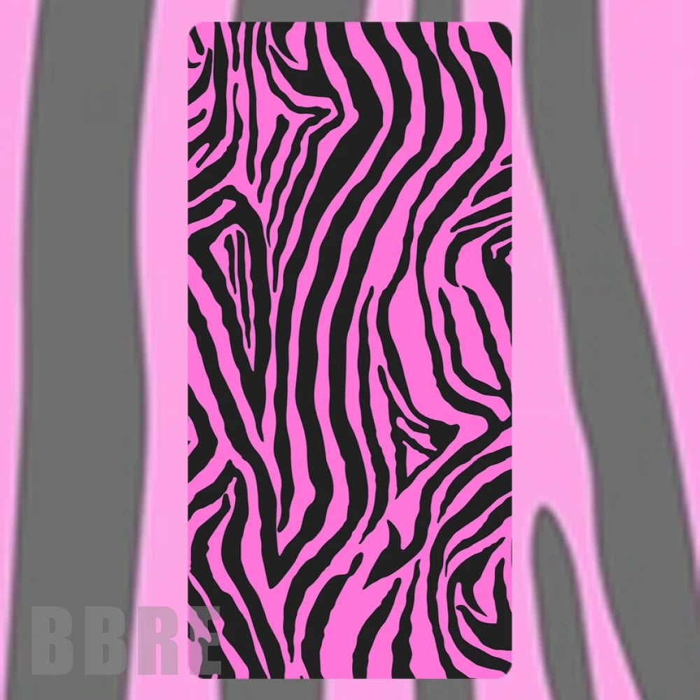 Pink Zebra Faded Image
