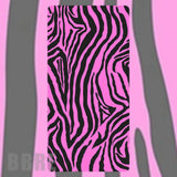 Pink Zebra Faded Image