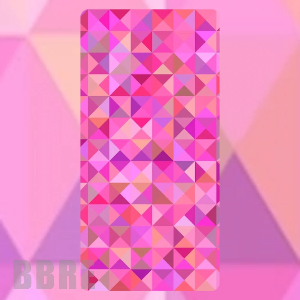 Pink Geometric Faded Image