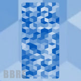 Blue Geometric 2 Faded Image