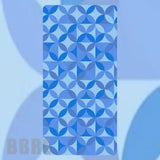 Geometric Blue 2 Faded Image
