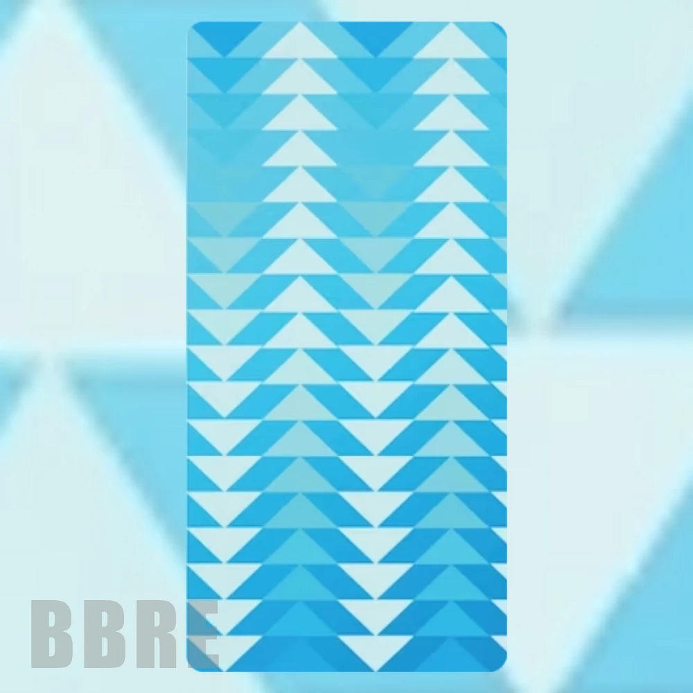 Blue Triangle Faded Image