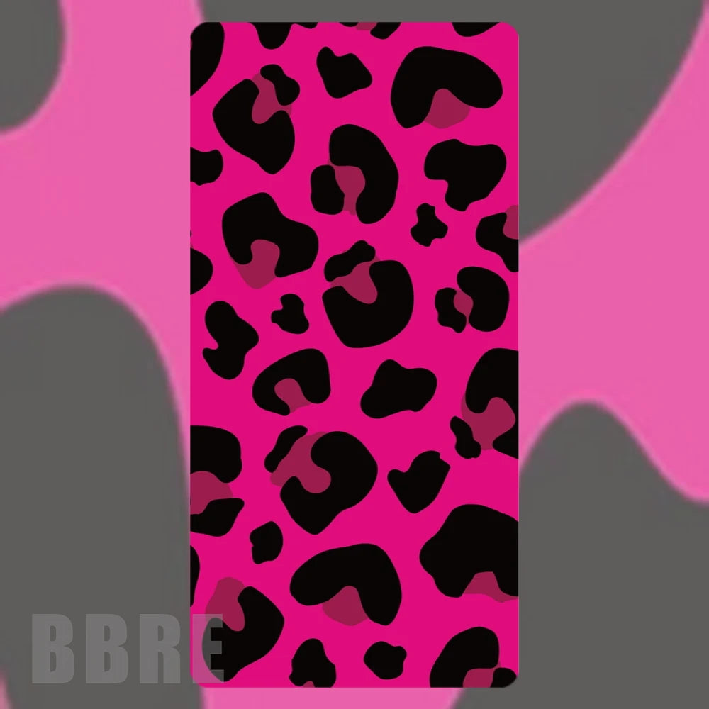 Pink Leopard Faded Image