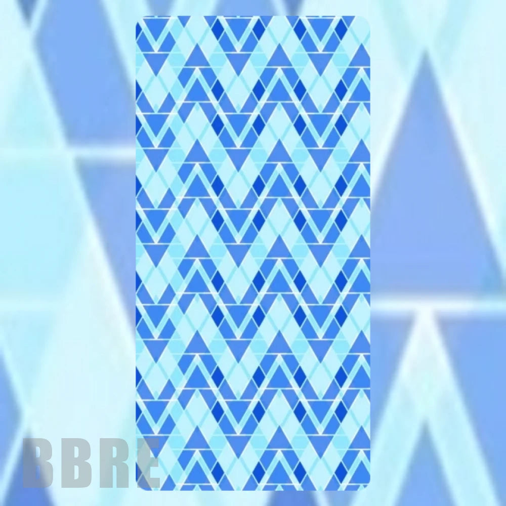 Geometric Blue Faded Image