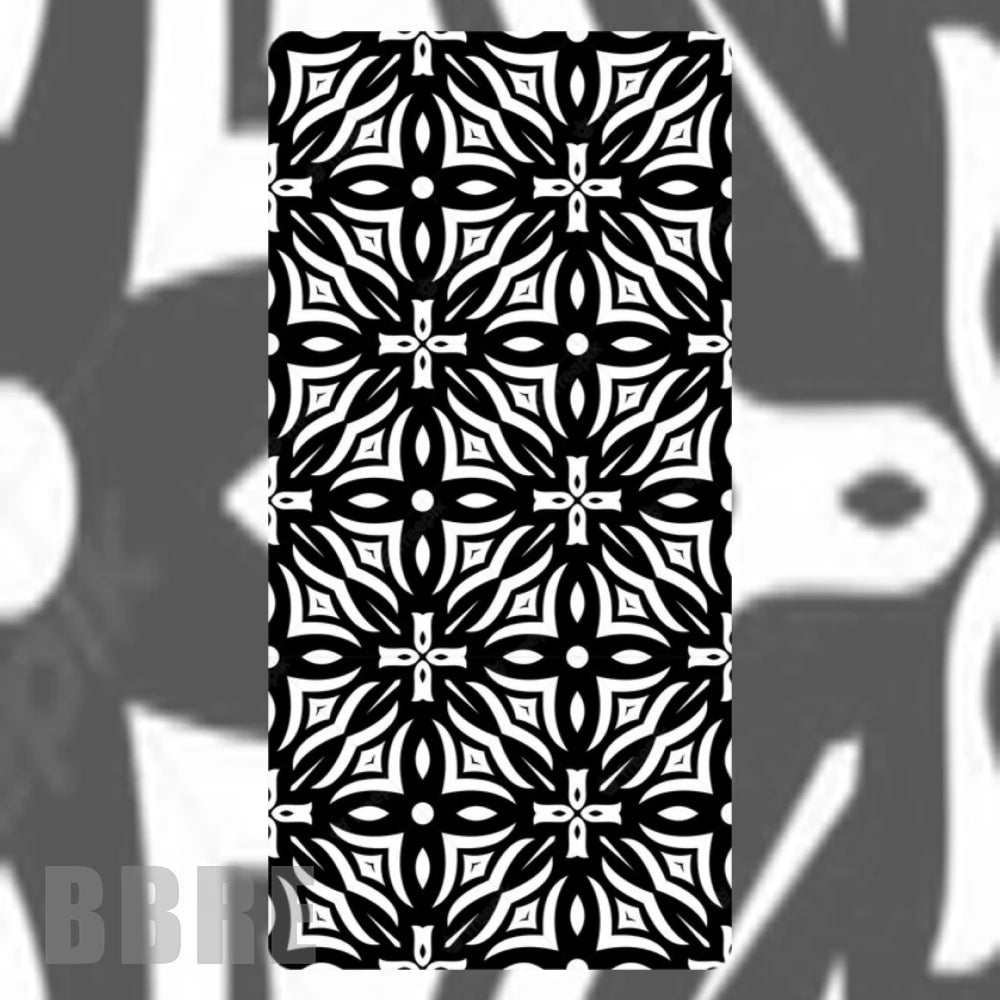 Black Floral Faded Image