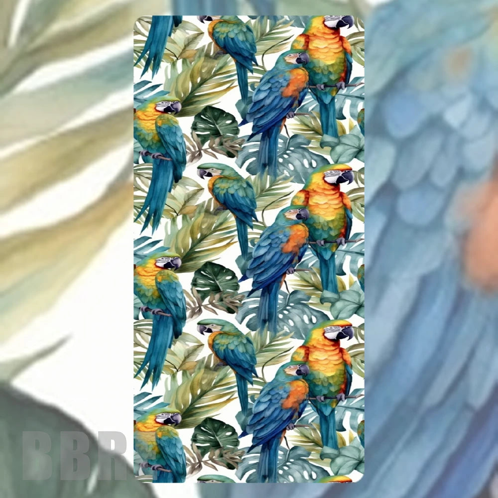 Tropical Parrots Faded Image