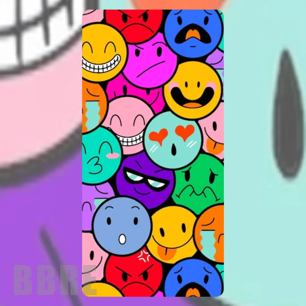 Smiley Faces 3 Faded Image