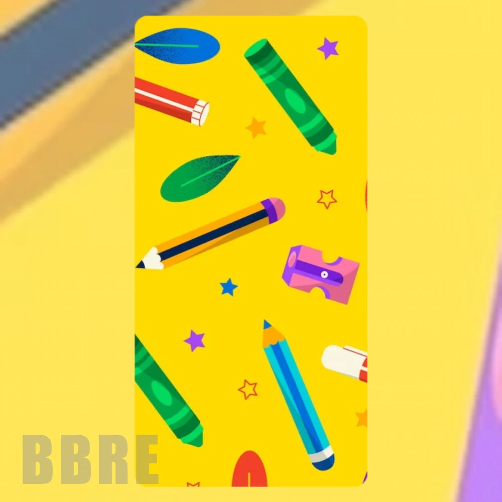 Colorful Stationery 3 Faded Image