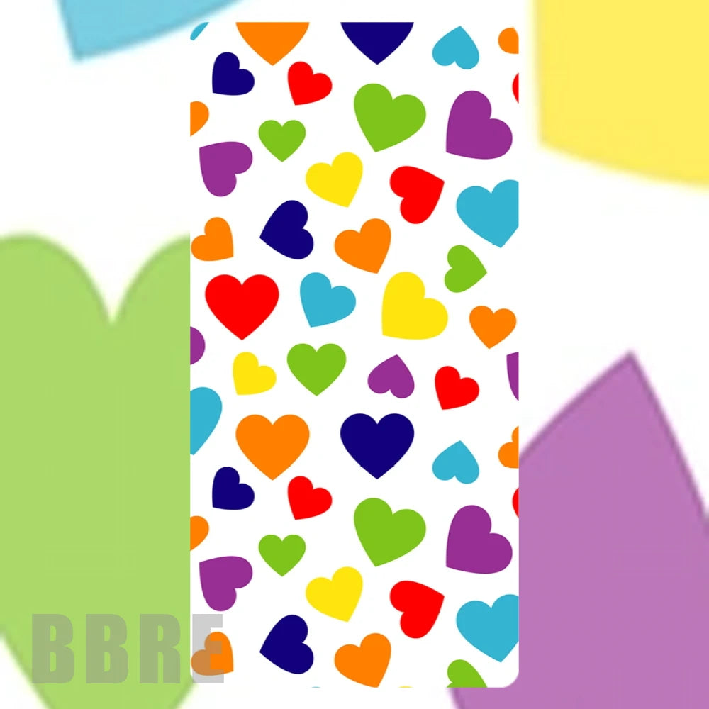 Colorful Hearts 3 Faded Image