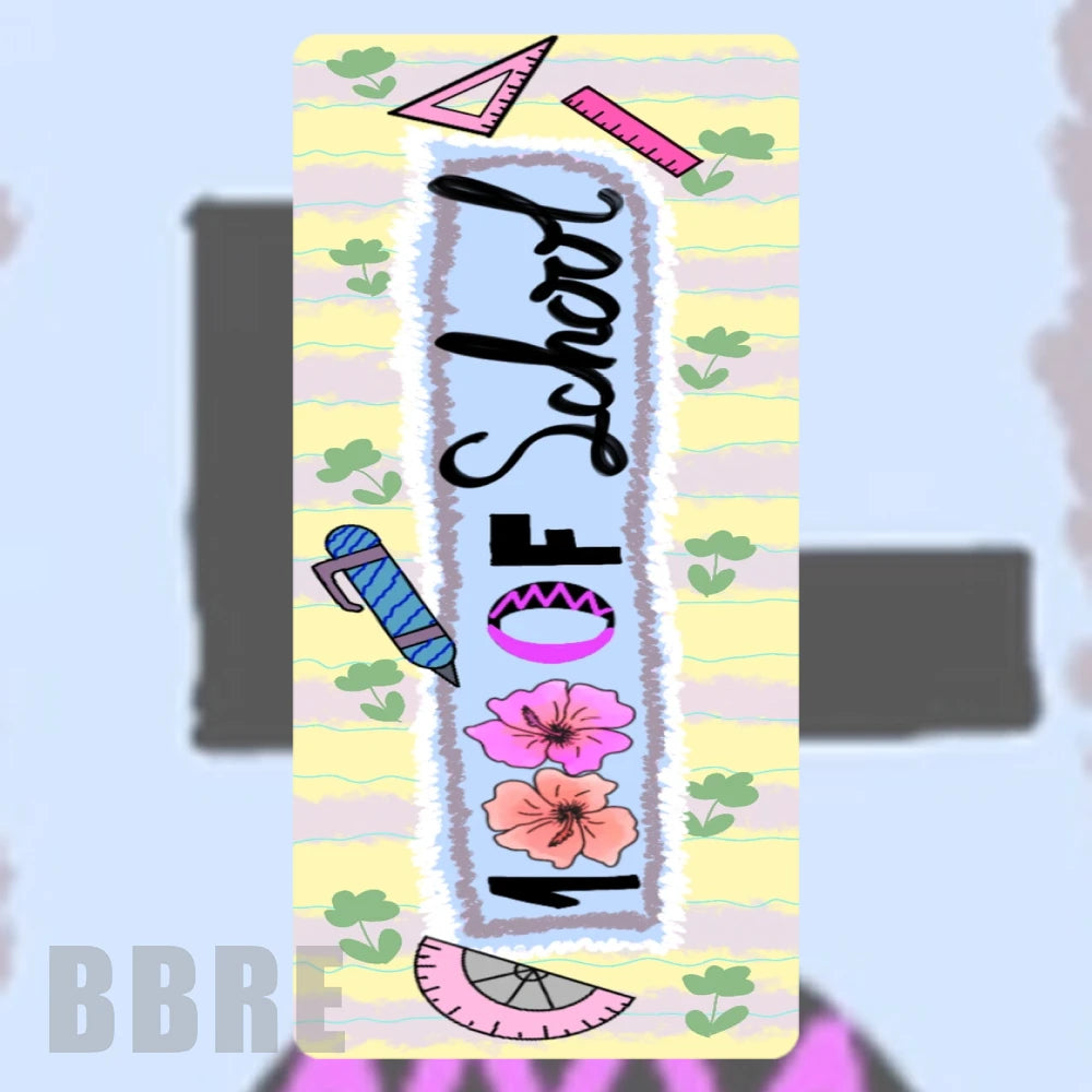 School Vibes Faded Image