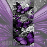 Purple Butterfly Faded Image