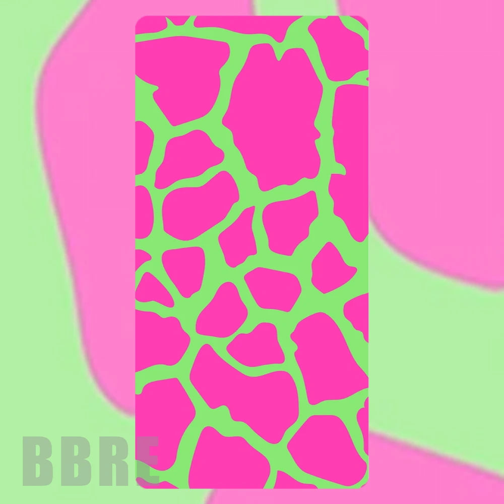 Neon Giraffe Faded Image