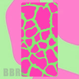Neon Giraffe Faded Image