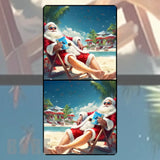 Santa Beach 2 Faded Image