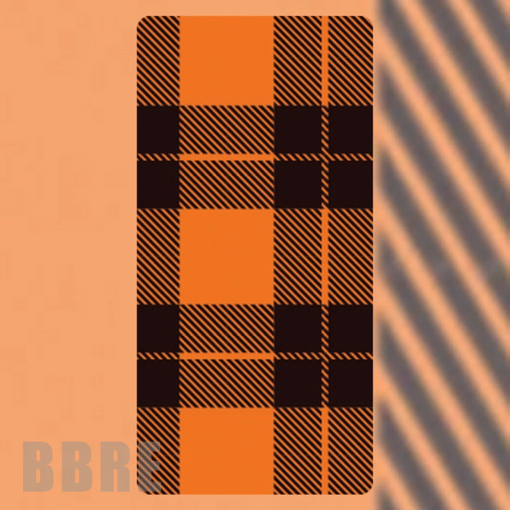 Plaid Orange Faded Image
