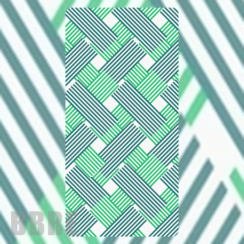 Geometric Green Faded Image