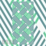 Geometric Green Faded Image