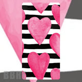 Heart Stripe Faded Image