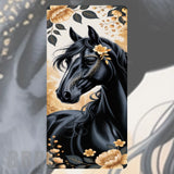Elegant Black Horse 2 Faded Image