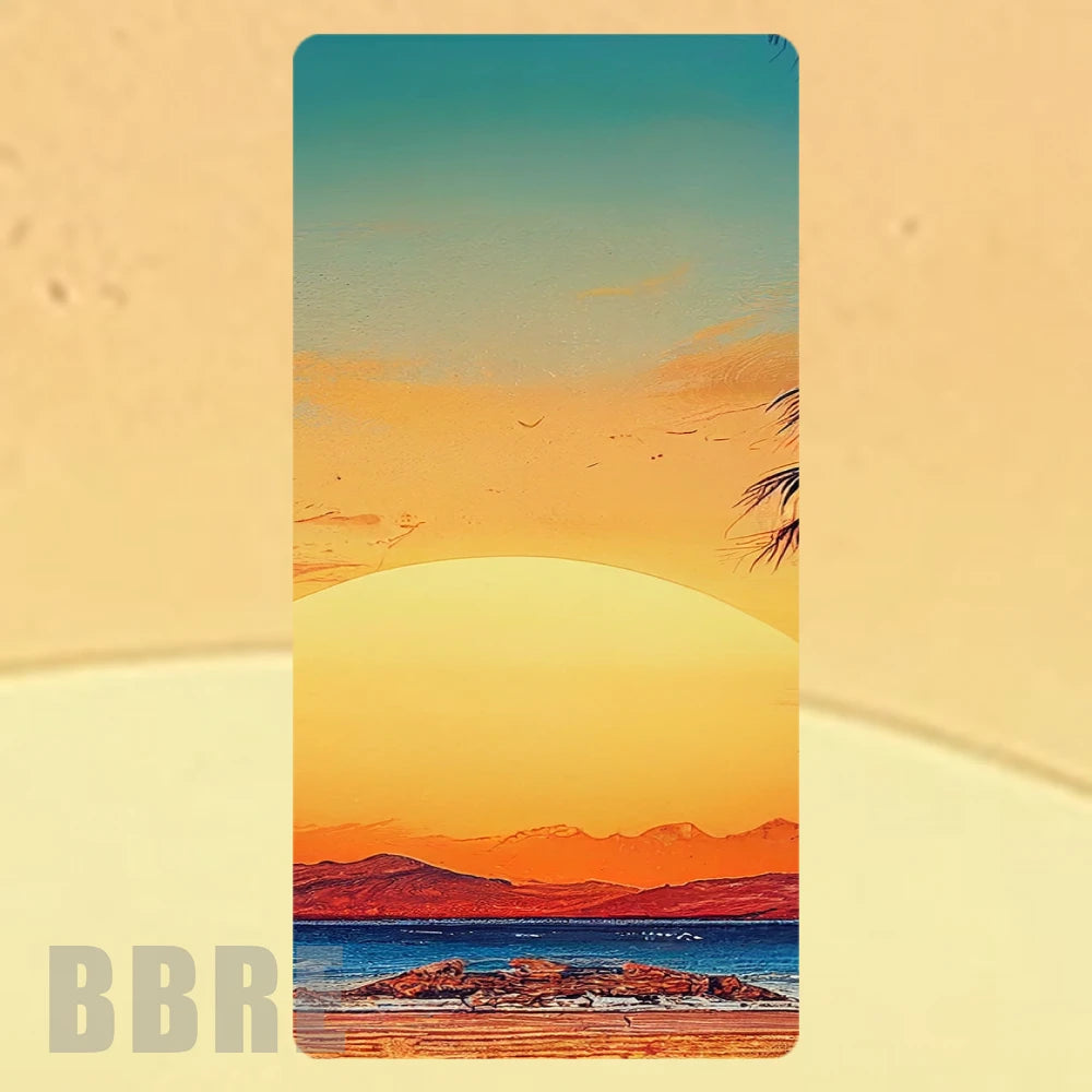 Sunset Oasis Faded Image
