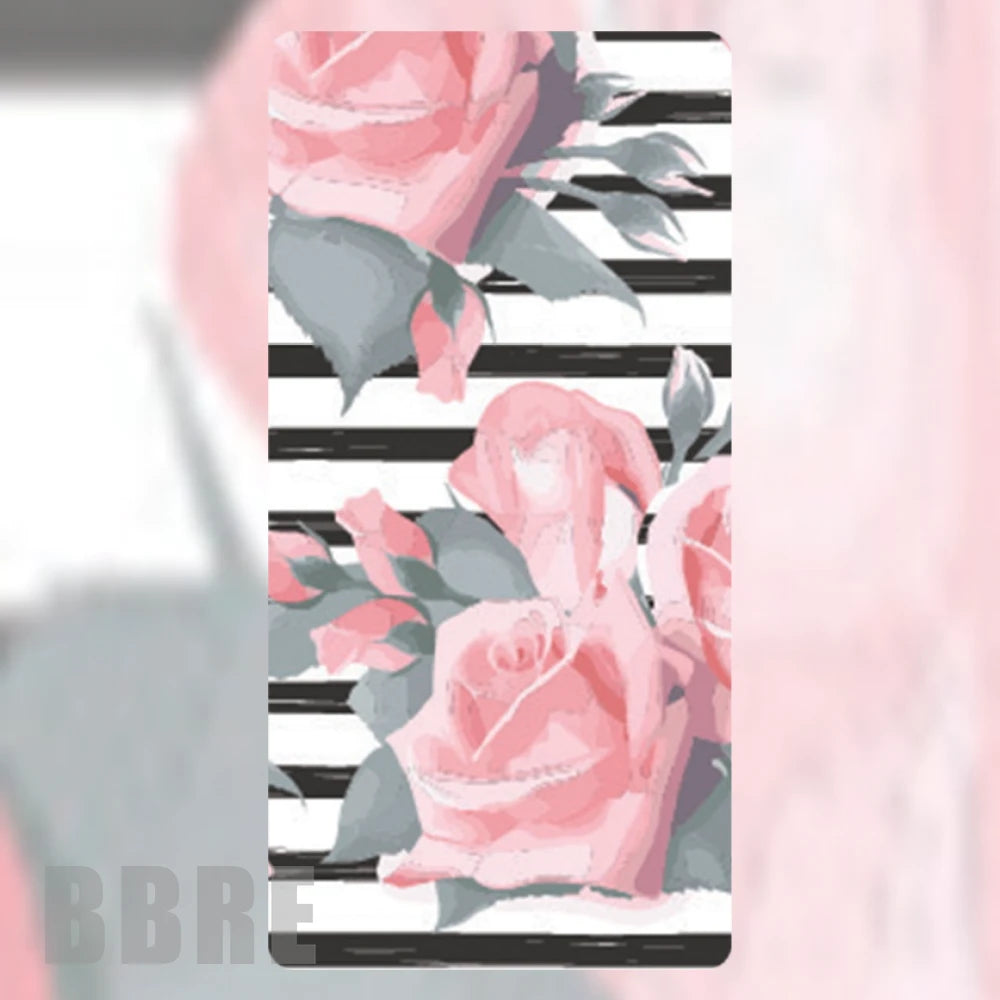 Floral Stripes Faded Image