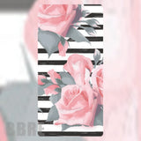 Floral Stripes Faded Image