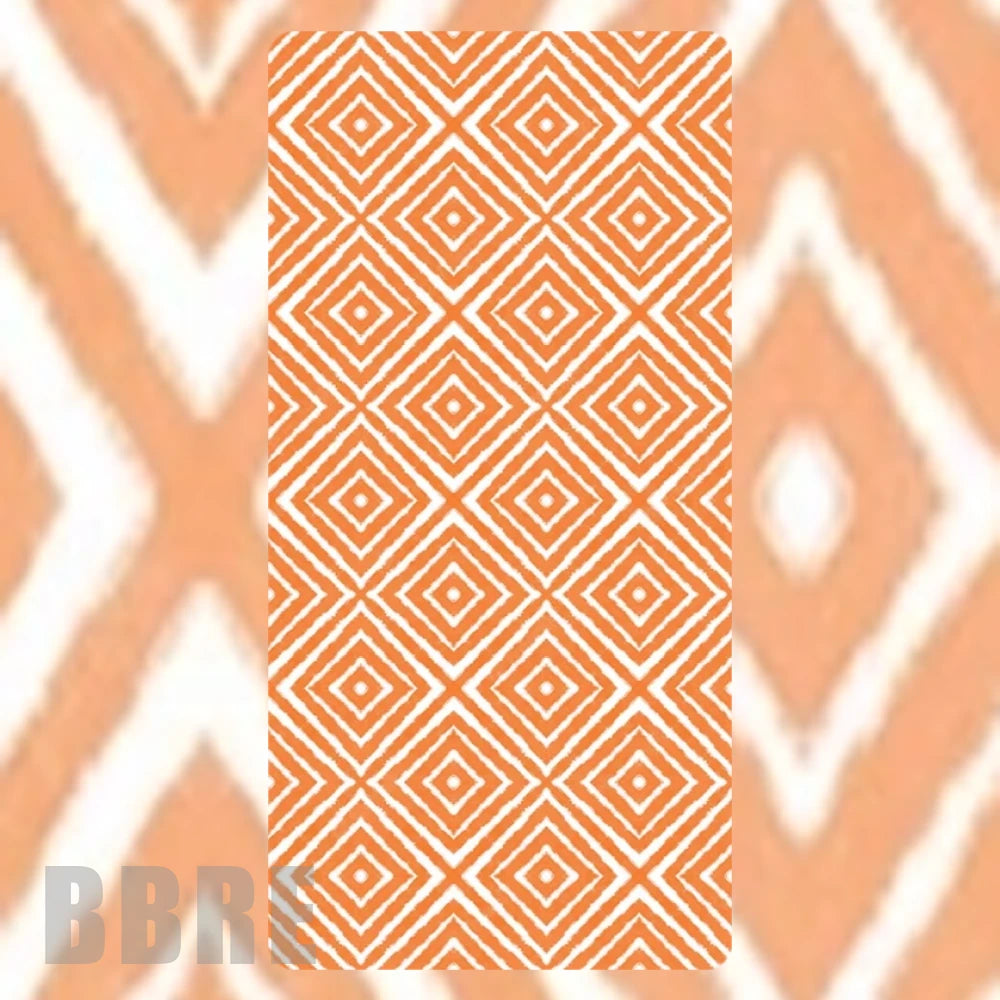 Geometric Orange Faded Image