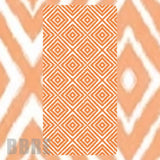 Geometric Orange Faded Image