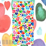 Colorful Hearts 2 Faded Image