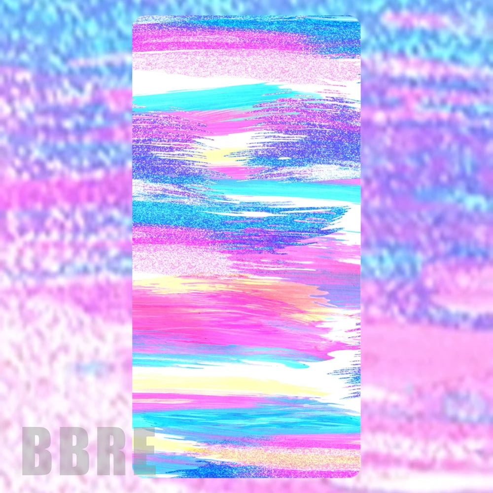 Pastel Waves Faded Image