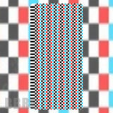 Checkerboard Design Faded Image