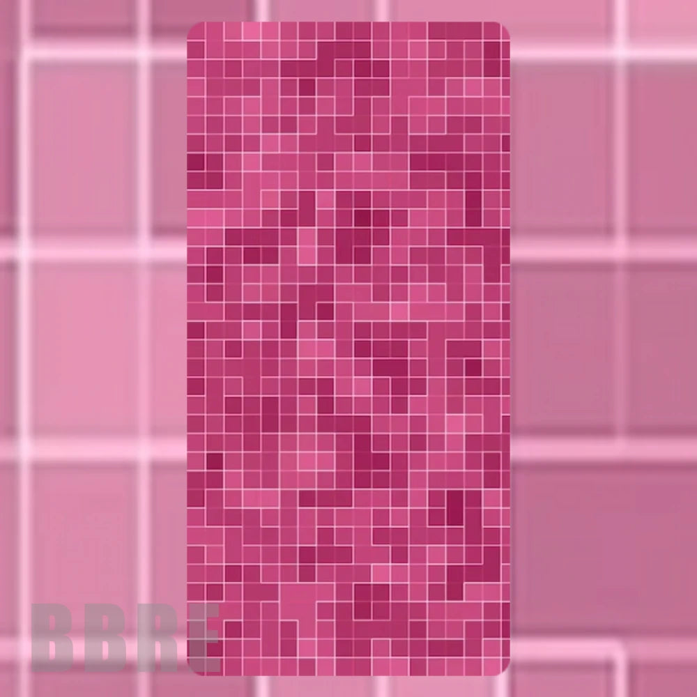 Pink Mosaic Faded Image