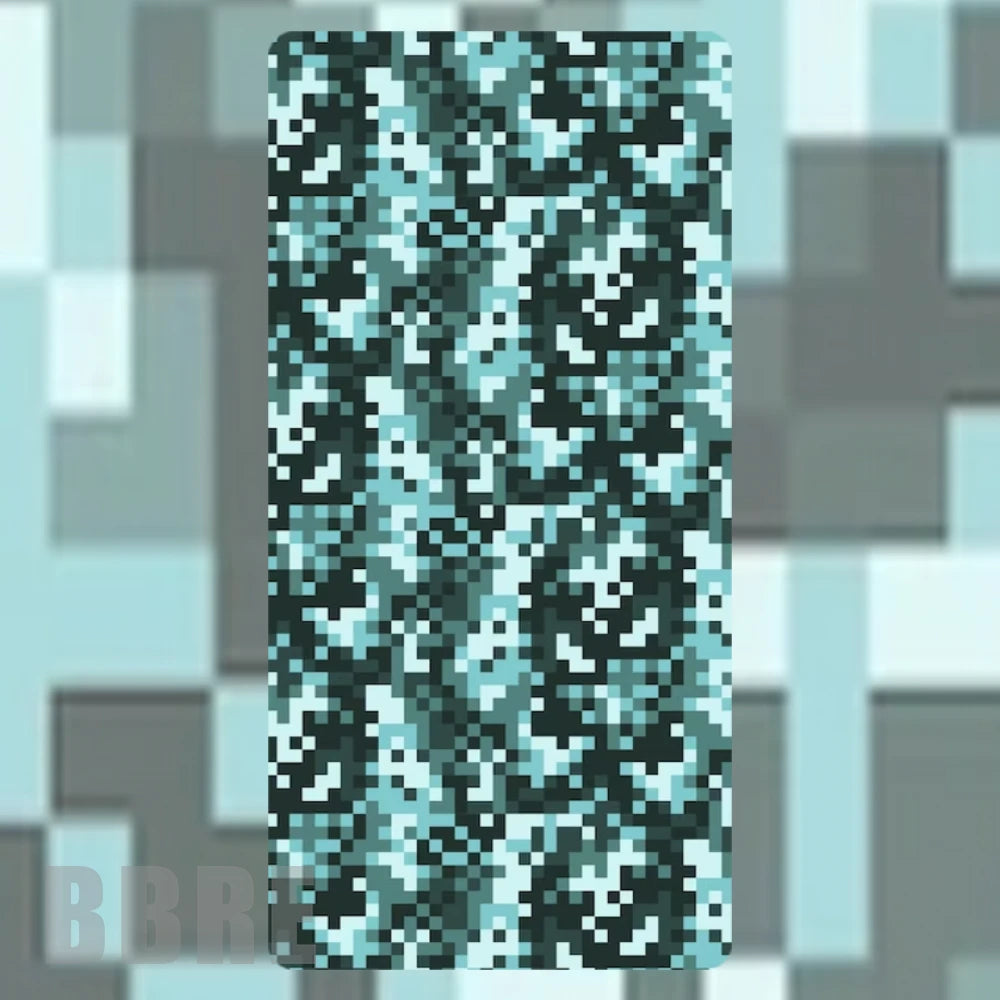 Pixelated Aqua Faded Image