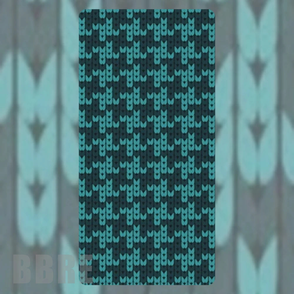 Teal Pattern Faded Image