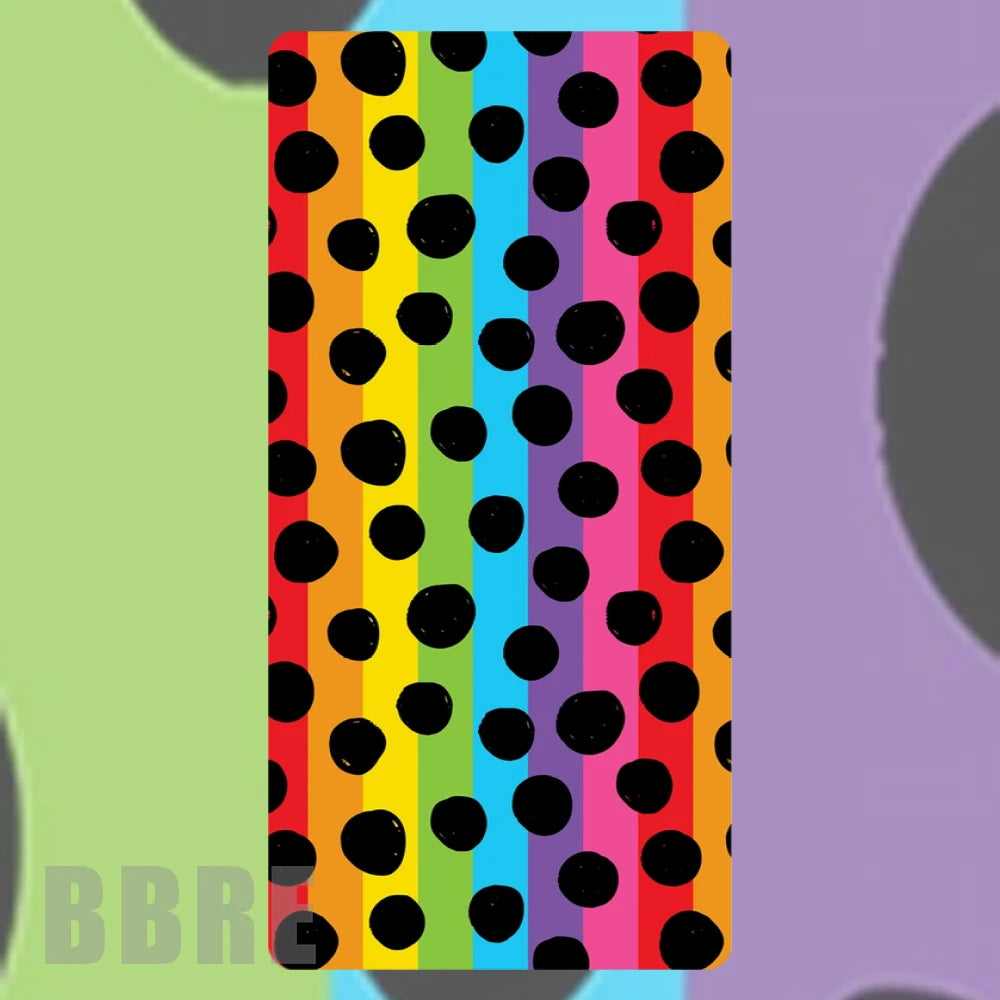 Colorful Polka Faded Image
