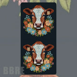 Floral Cow 2 Faded Image