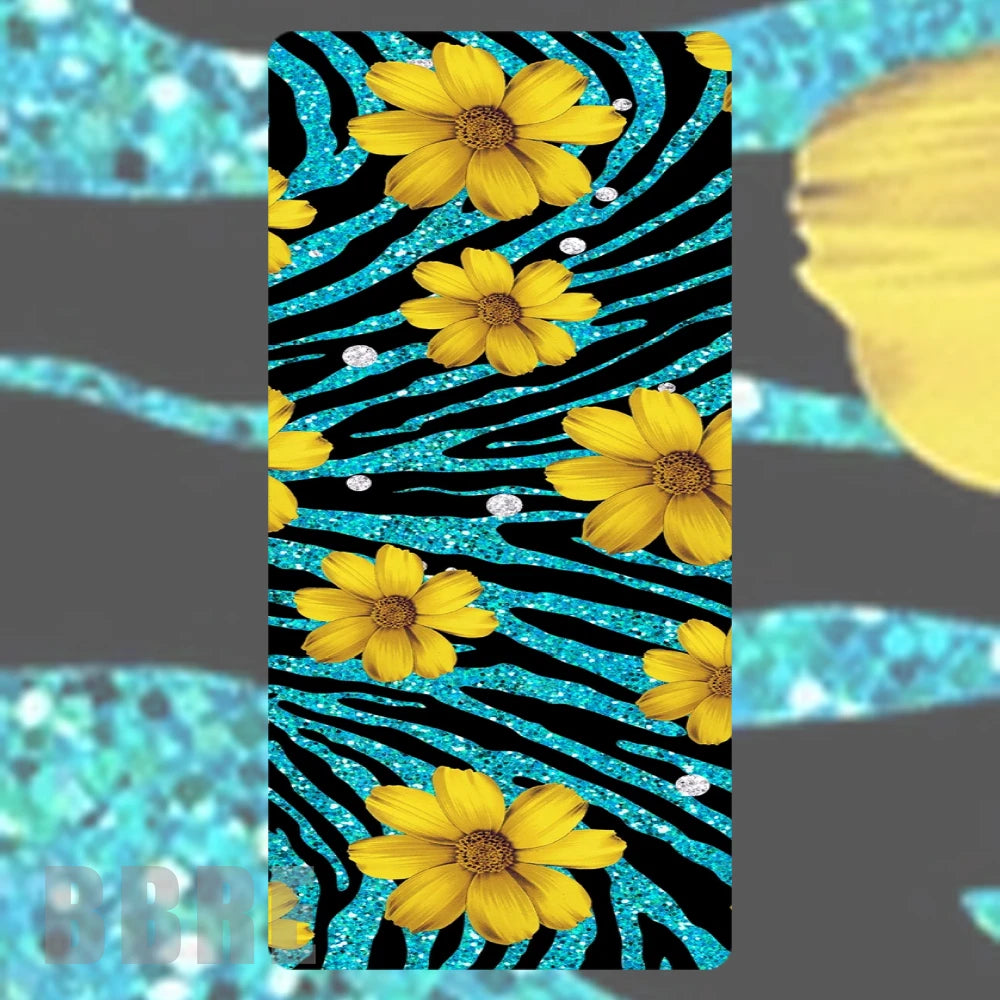 Floral Zebra Faded Image