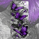 Purple Butterflies Faded Image