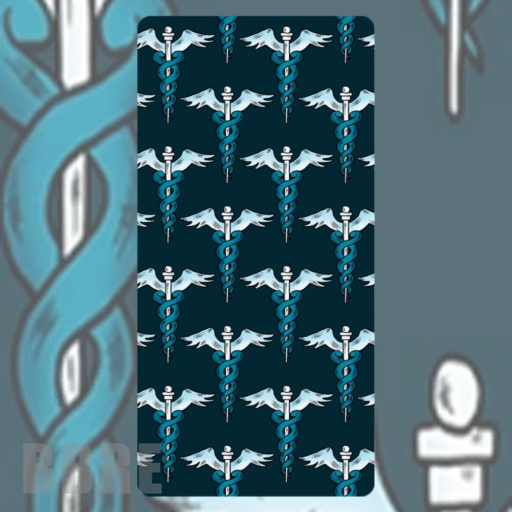 Caduceus Design Faded Image