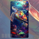 Colorful Sea Turtle Faded Image