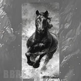 Galloping Stallion Faded Image
