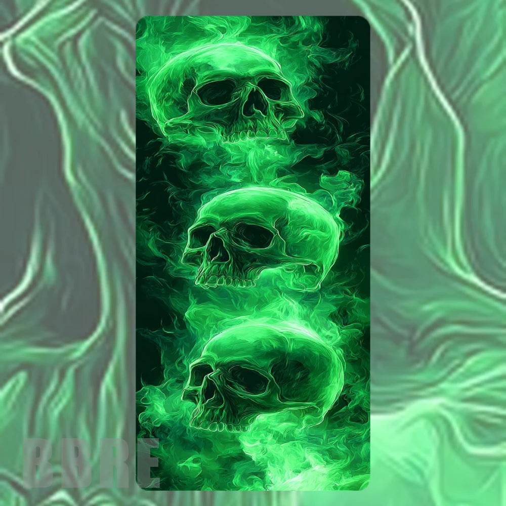 Green Skull 2 Faded Image