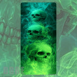 Green Skull 4 Faded Image